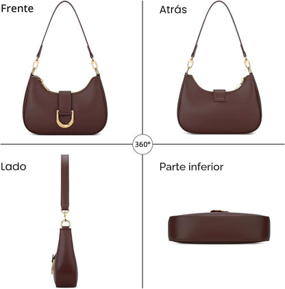 KKXIU Bolso de Hombro para Mujer Bolso de Moda para Todos los días...