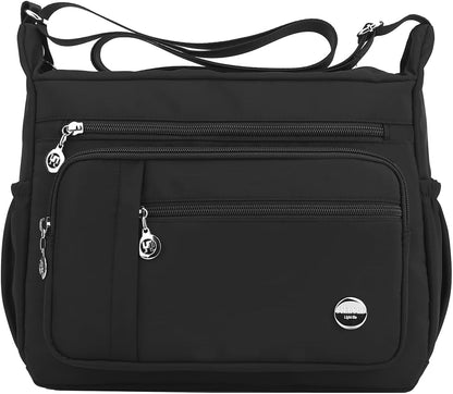 MINTEGRA Bolso de mano de hombro para mujer, espacioso bolso cruzad...