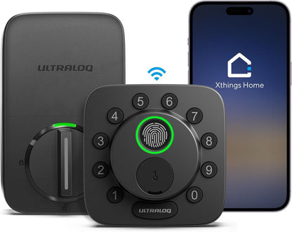 ULTRALOQ Bolt SE Wi-Fi Smart Lock, materia sobre hilo, acceso remot...