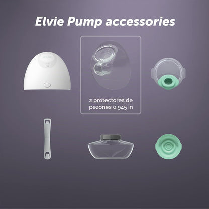 Elvie Protector de leche para extractor de leche, 0.945 in, brida d...