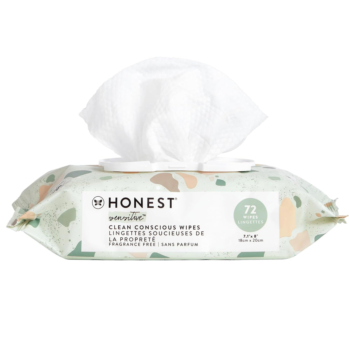 The Honest Company Toallitas sin perfume con más del 99% compostabl...