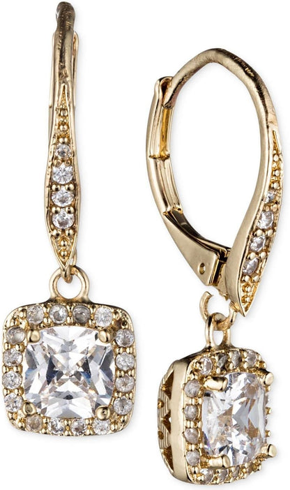 Anne Klein Pendientes de cristal para mujer, joyería de moda llamat...