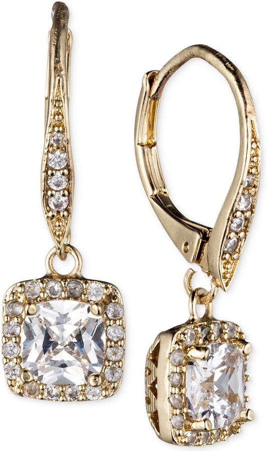 Anne Klein Pendientes de cristal para mujer, joyería de moda llamat...
