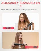 Santiway Crimpadora de cabello para mujer, juego de plancha de pelo...