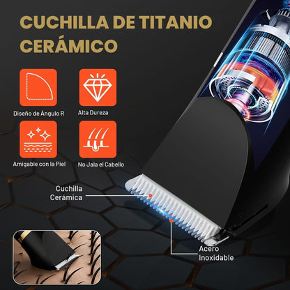 Zivelier Afeitadora de bolas para hombres, recortadora de pelo corp...