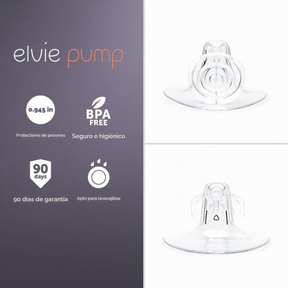 Elvie Protector de leche para extractor de leche, 0.945 in, brida d...