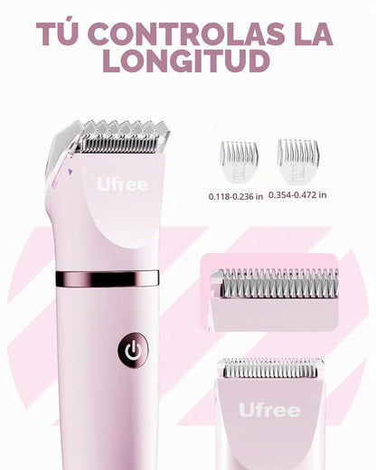 Maquinillas de afeitar eléctricas Ufree 3 en 1 para mujer, regalos...