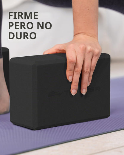 Trideer - Bloques de yoga (paquete de 2), bloques de espuma suave a...