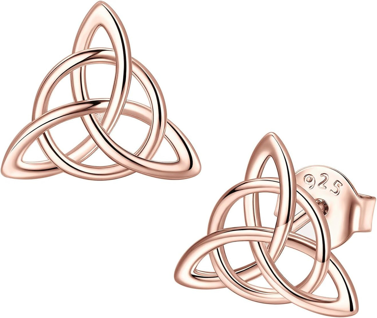 ChicSilver Pendientes celtas para mujer de plata de ley hipoalergén...