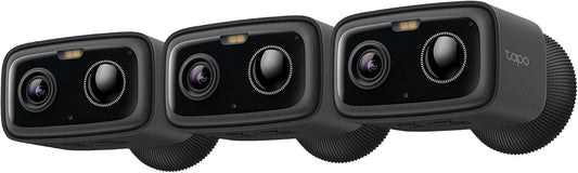 Tapo Cámara de seguridad inalámbrica para exteriores 1080p, aliment...