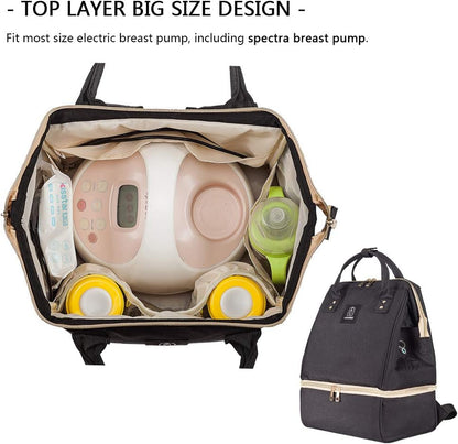 MOMIGO Mochila para extractor de leche, bolsa enfriadora y resisten...