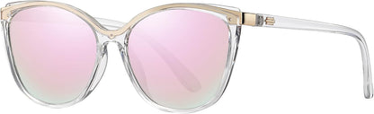 Colrea Gafas de Sol Modernas con Forma de Ojo de Gato para Mujer, E...