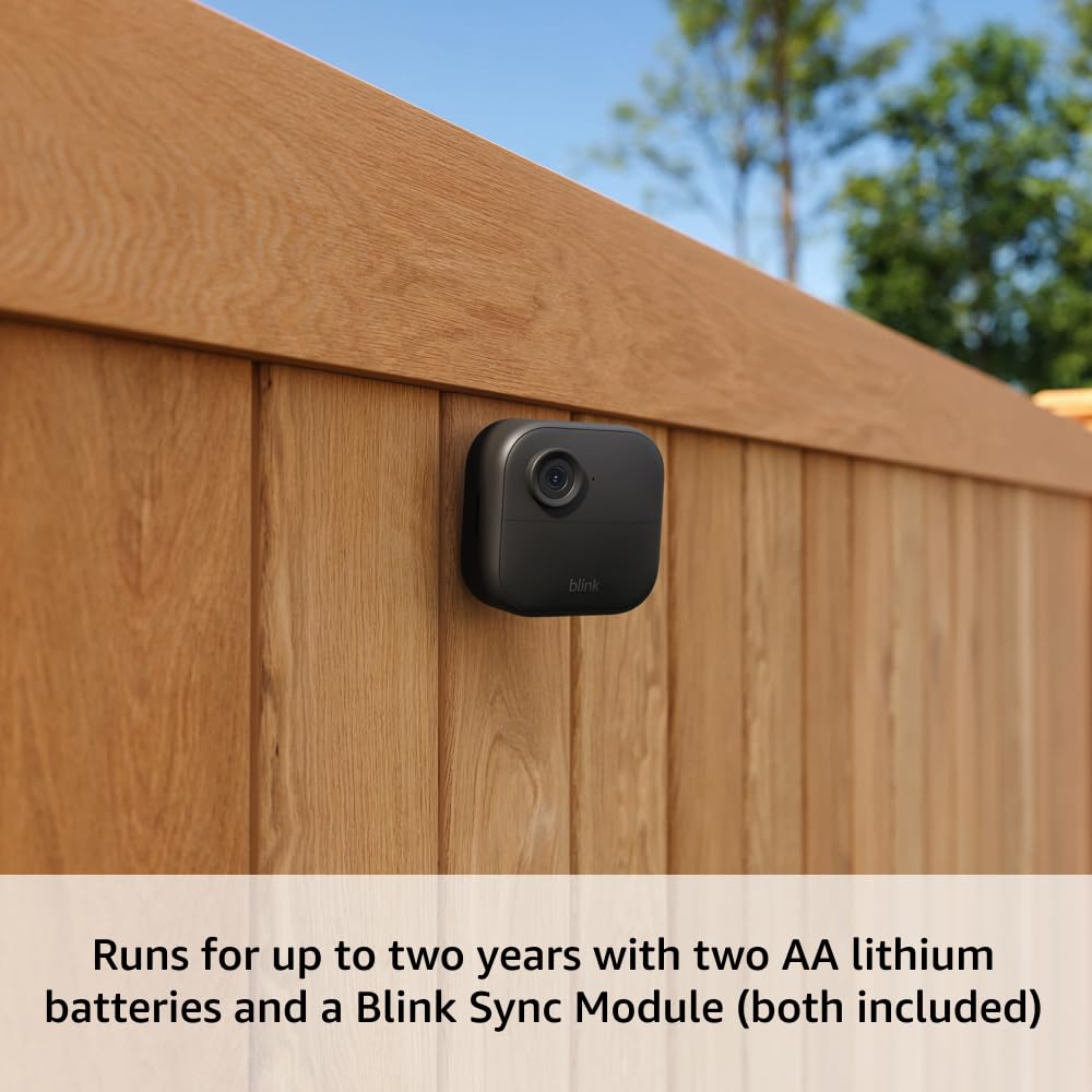 Blink Outdoor 4 y Videotimbre inalámbrico 2K+ (último modelo): cáma...