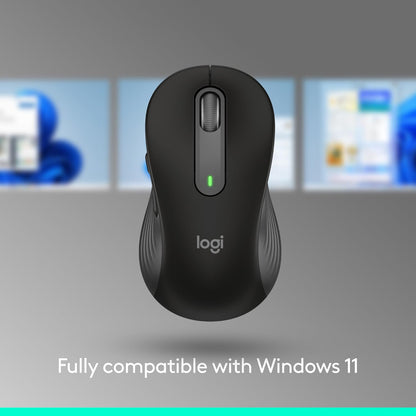 Ratón inalámbrico Logitech Signature M650 L de tamaño completo - Az...