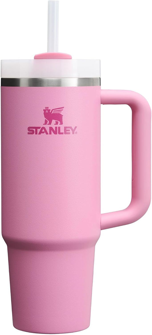 Stanley Quencher H2.0 - Vaso de acero inoxidable con asa, pajilla y...