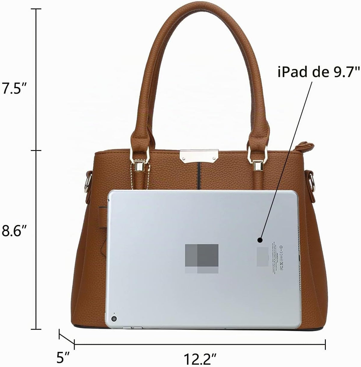 KKXIU Monederos y bolsos para mujer, Bolso tipo cartera con asa sup...