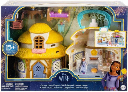 Mattel Disney's Wish Mini Muñeca y Estuche de Juego de Casa de...