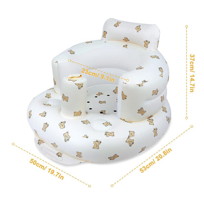 EKEPE Asiento inflable para bebé para bebés de 3 meses en adelante,...