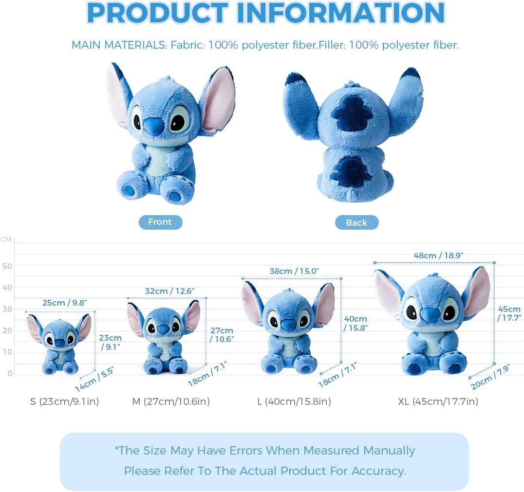 MINISO - Animal de peluche de Disney de 16 pulgadas, colección de j...