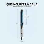 BabylissPRO Rizador profesional Nano Titanium con barril extendido\...