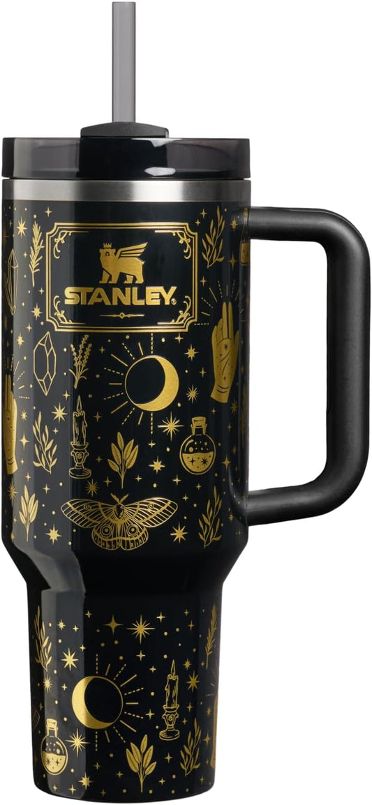 STANLEY Halloween Quencher H2.0 Vaso de estado de flujo, 40 oz, Bla...