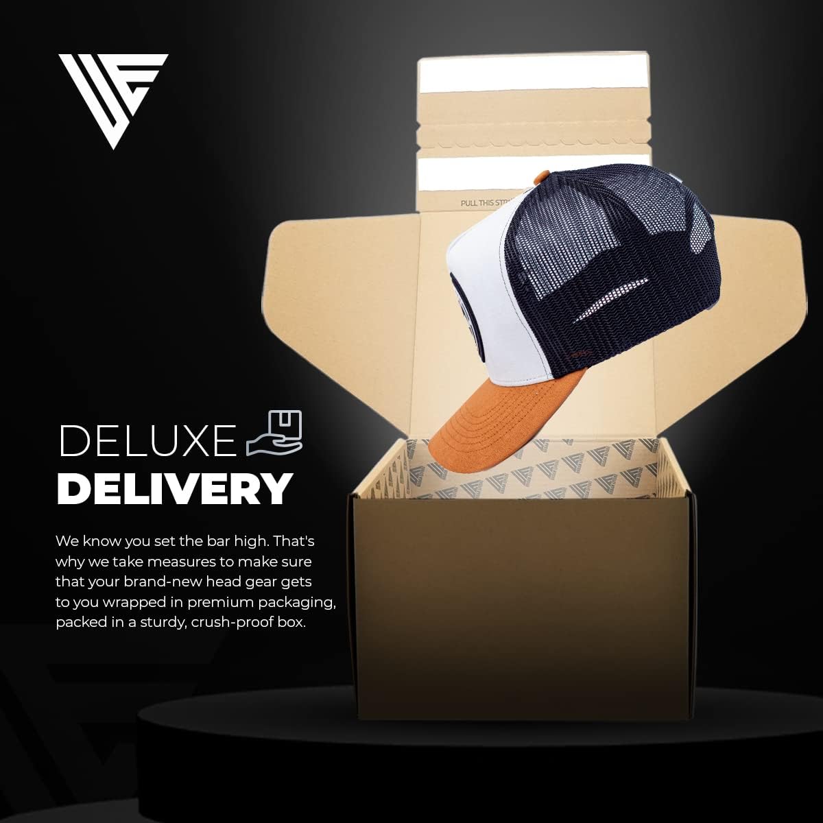 Urban Effort Trucker Hat para hombre – Gorra de béisbol con parte t...