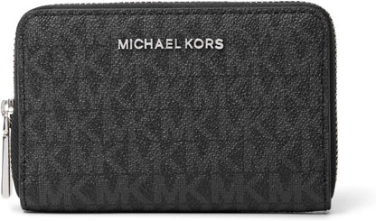 Michael Kors Jet Set - Estuche para tarjetas con cremallera pequeña...