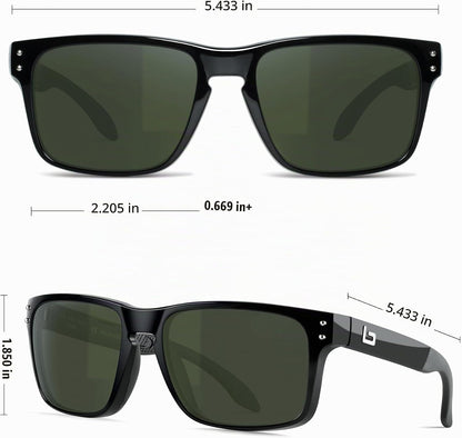 BNUS Corning Gafas de sol con lentes de vidrio para hombres y mujer...