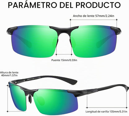 DUCO - Gafas de sol polarizadas para hombre, para deportes, pesca,...