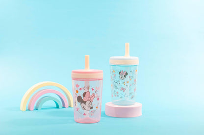 Zak Designs Disney Minnie Mouse Kelso - Vasos con popote para niños...