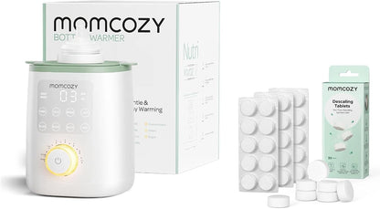 Momcozy Calentador de botellas Nutri y tabletas descalcificadoras o...