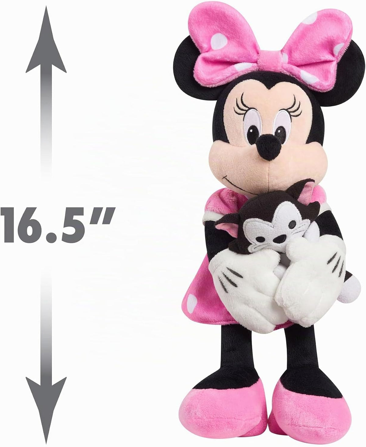 Disney Classics Lil Friends Minnie Mouse y Figaro, muñeco de peluch...