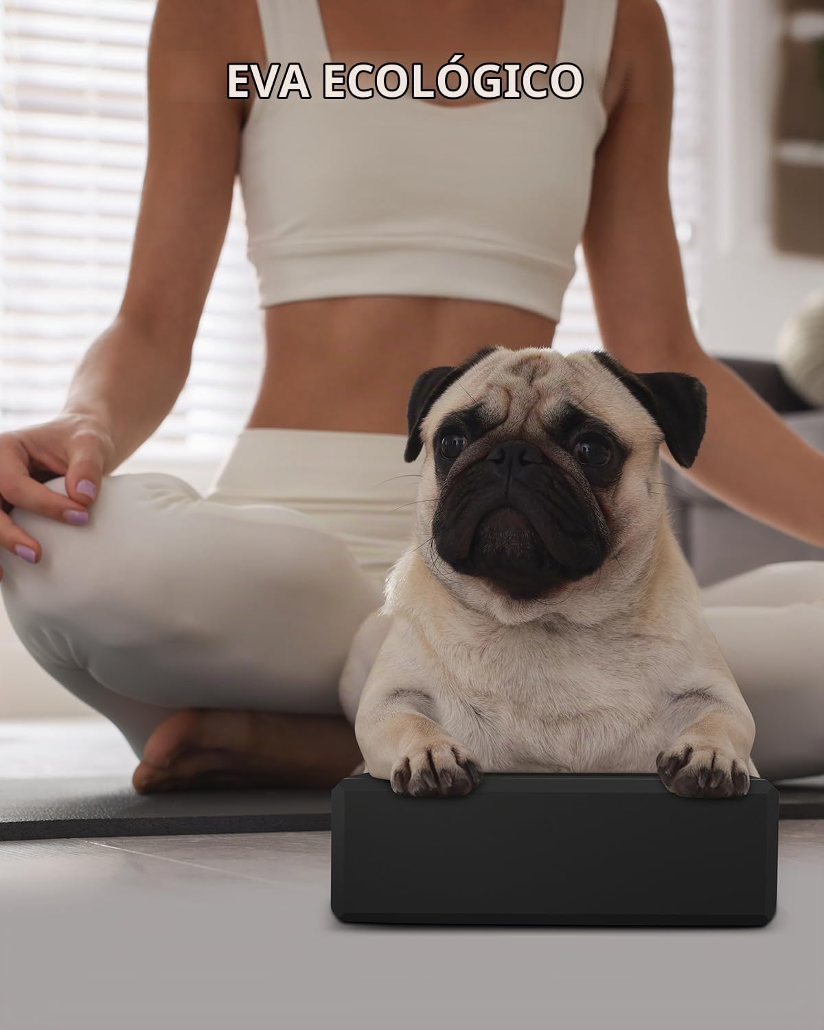 Trideer - Bloques de yoga (paquete de 2), bloques de espuma suave a...