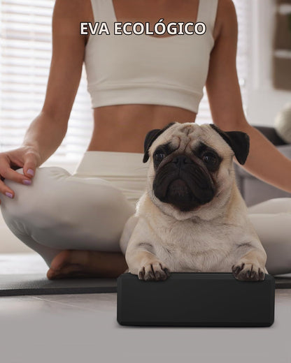 Trideer - Bloques de yoga (paquete de 2), bloques de espuma suave a...