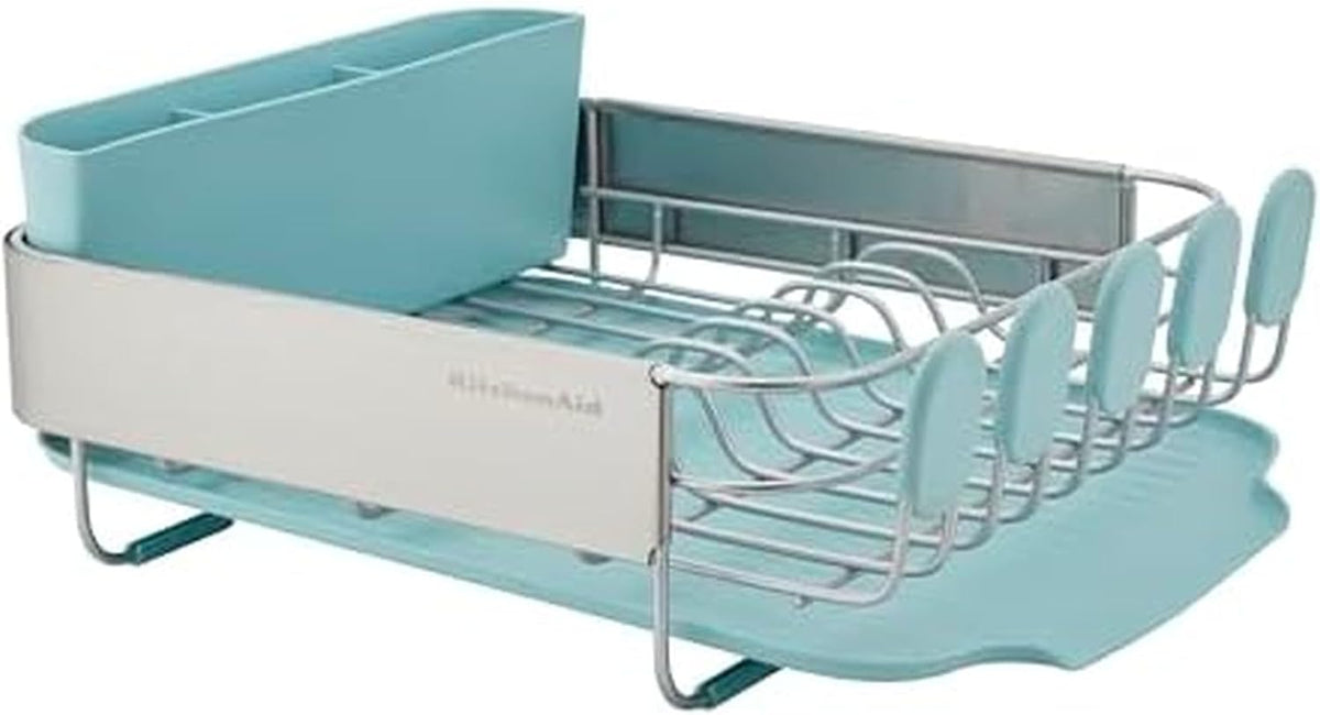 KitchenAid Escurridor de platos compacto que ahorra espacio, resist...