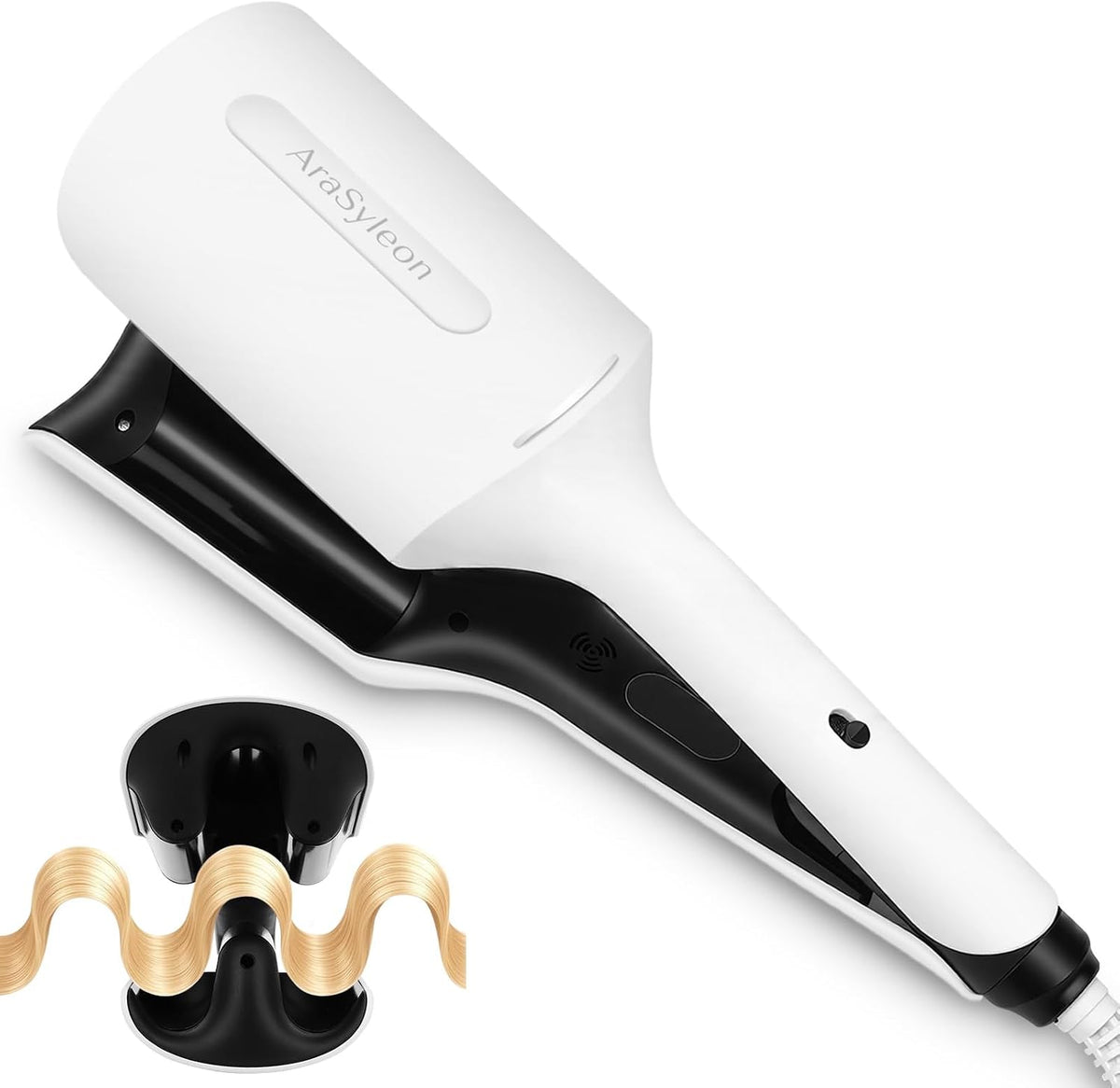 AraSyleon Engarzadora Herramienta para el cabello Ondulador de pelo...