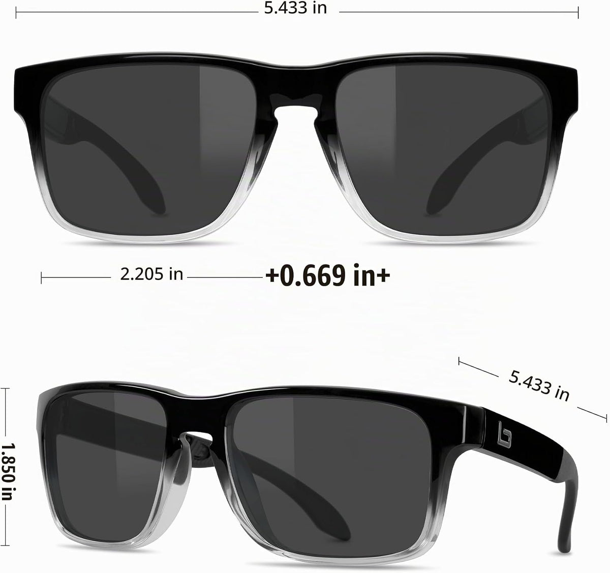 BNUS Corning Gafas de sol con lentes de vidrio para hombres y mujer...