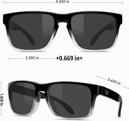 BNUS Corning Gafas de sol con lentes de vidrio para hombres y mujer...