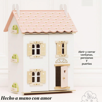 Le Toy Van \u2013 Casa de muñecas de madera en forma de corazón de...