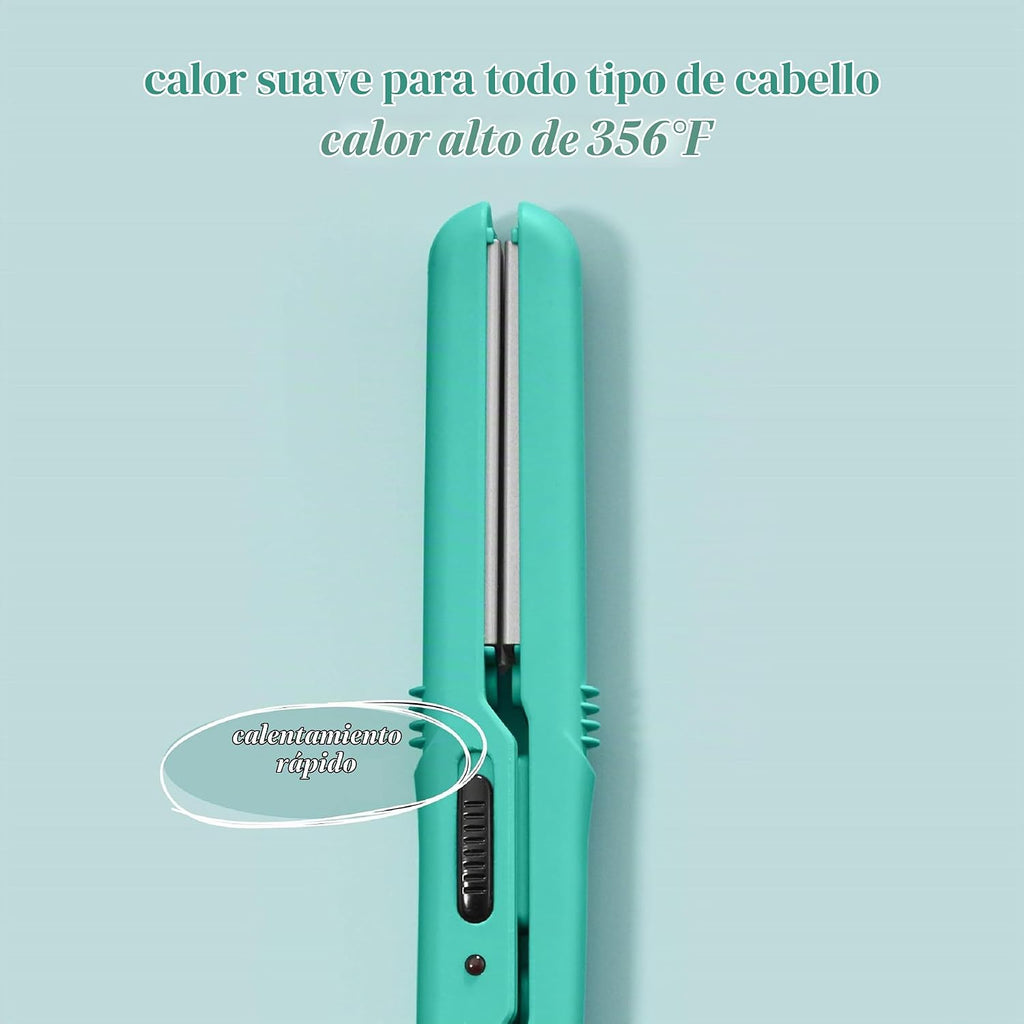 Conair MiniPro Alisador de cerámica, paquete de de 1, Negro