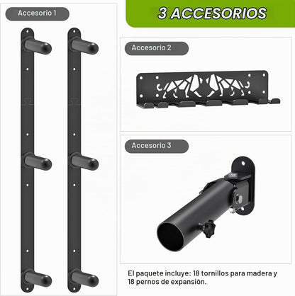 Kipika Estante de Almacenamiento para Discos de Peso - Soporte para...