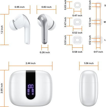 TAGRY Auriculares Bluetooth Verdaderamente Inalámbricos Auriculares...