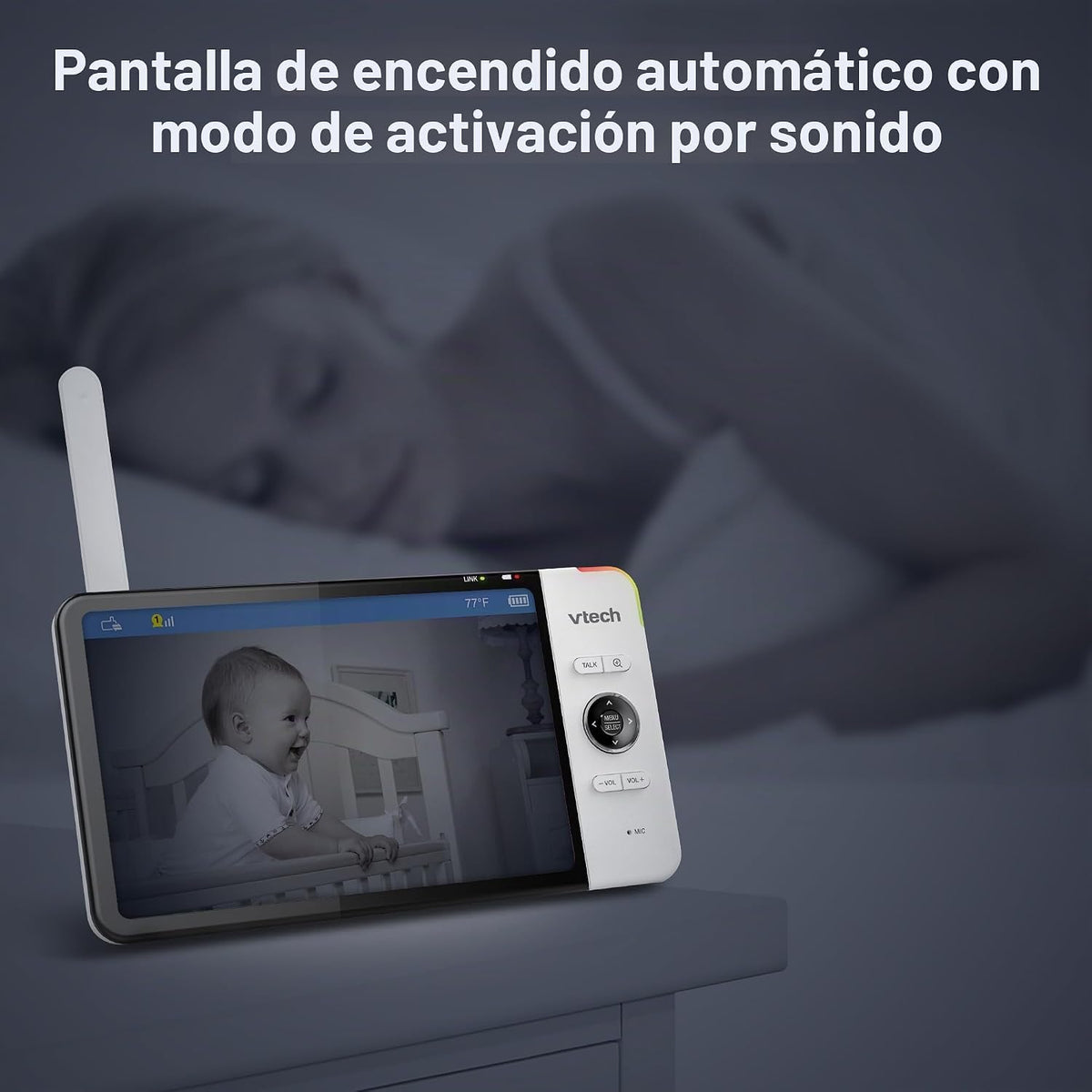 VTech VM919HD - Sistema de monitoreo de video con pantalla HD 720p...