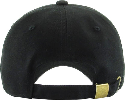 KBETHOS Gorra de béisbol clásica unisex de algodón ajustable con co...