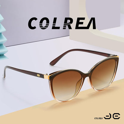 Colrea Gafas de Sol Modernas con Forma de Ojo de Gato para Mujer, E...
