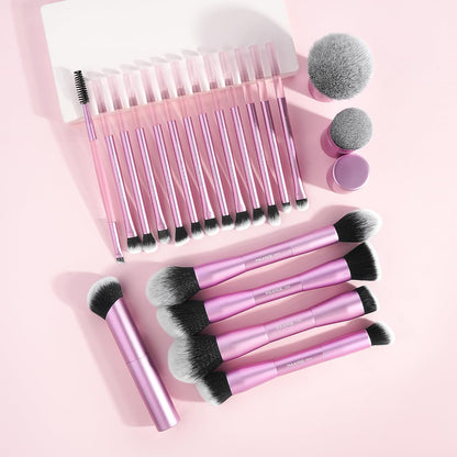 MAANGE 20 piezas de brochas de maquillaje con caja de regalo, broch...