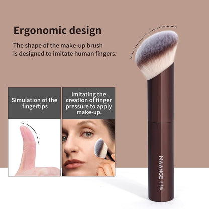 MAANGE 20 piezas de brochas de maquillaje con caja de regalo, broch...