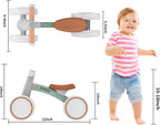 SEREED Bicicleta de equilibrio para bebés de 1 a 2 años, 4 ruedas,...