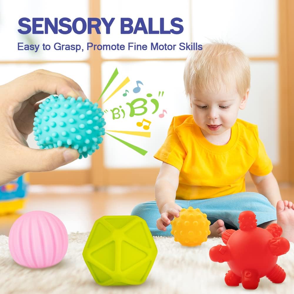 Jyusmile Juguetes para bebés de 6 a 12 meses, juguete Montessori Pr...