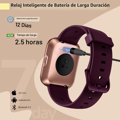 Relojes inteligentes para mujer, reloj inteligente para teléfonos A...